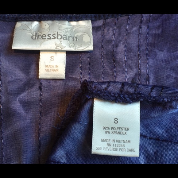 Dress Barn Blue Sequin top SZ S - Picture 6 of 7